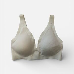 Elegant Cream Wireless Bra
